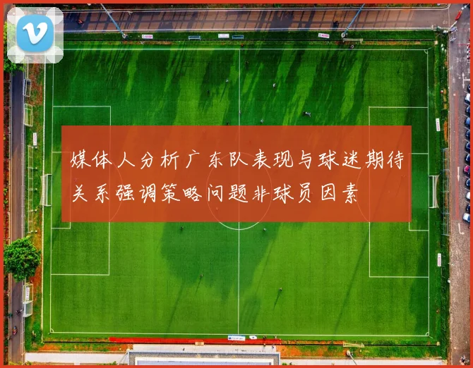媒体人分析广东队表现与球迷期待关系强调策略问题非球员因素